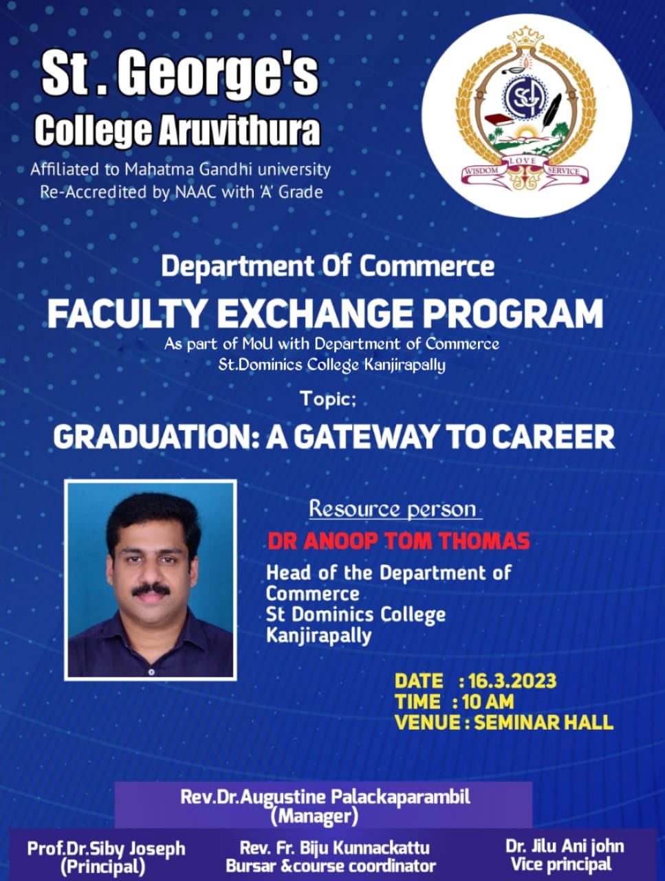 Department of Commerce Faculty Exchange program